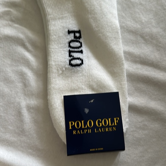 Polo Ralph Lauren golf roll top ankle socks cushioned comfort sole mens 6-12 new - Picture 3 of 4